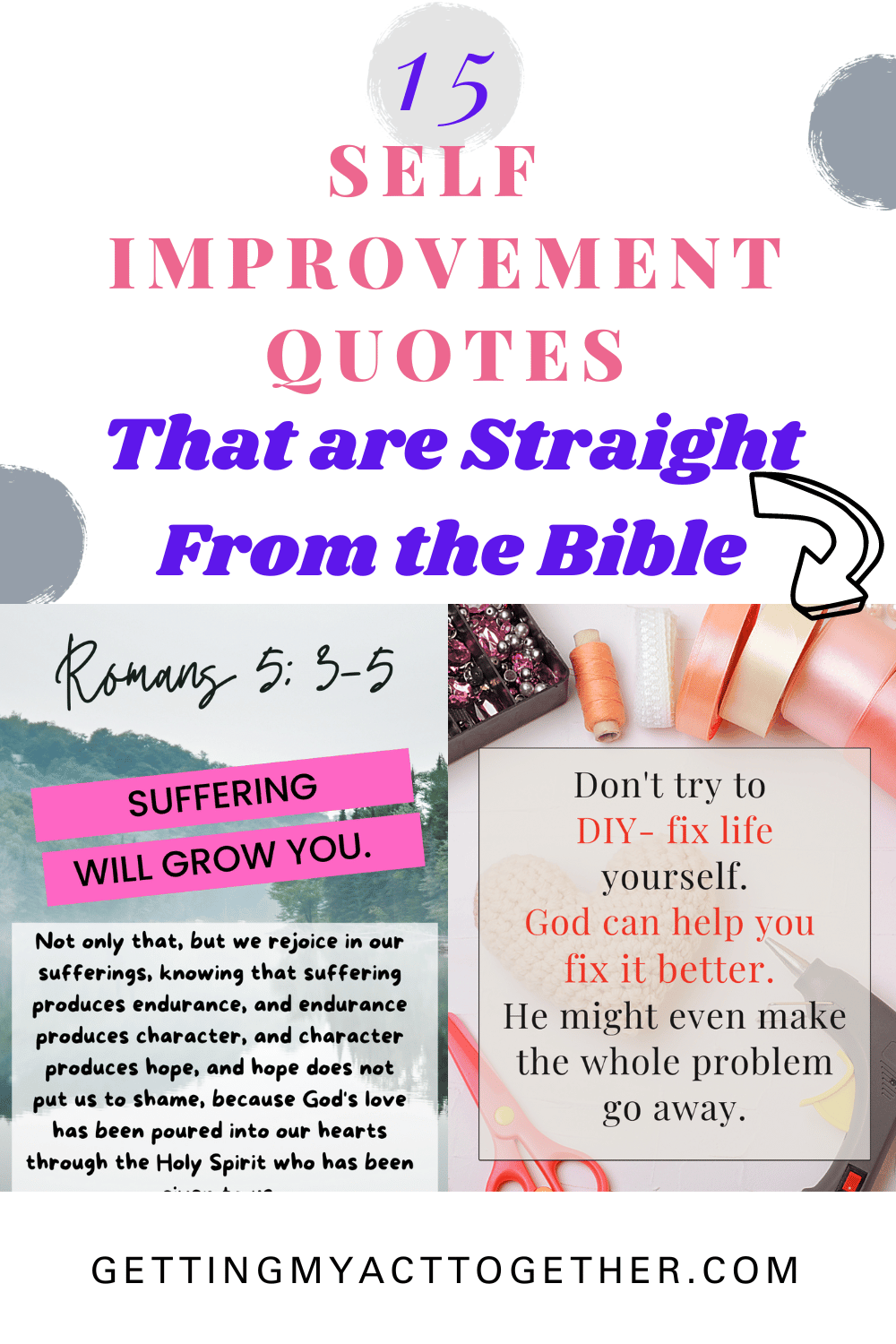 15 Helpful Self Improvement Quotes Straight from the Bible Getting My