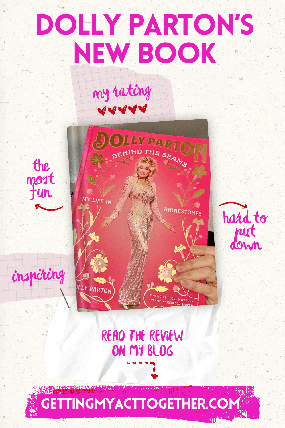 Dolly Parton's New Book is Too Much Fun Getting My Act Together